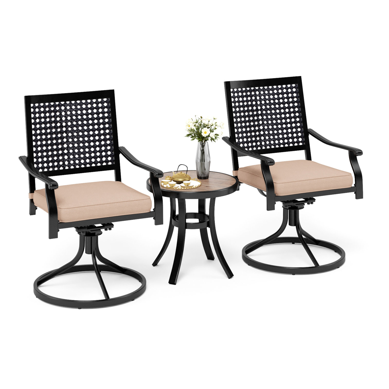 Lark Manor Alaistair Round 2 - Person Outdoor Dining Set & Reviews Lark Manor Alaistair Round 2 - Person Outdoor Dining Set & Reviews